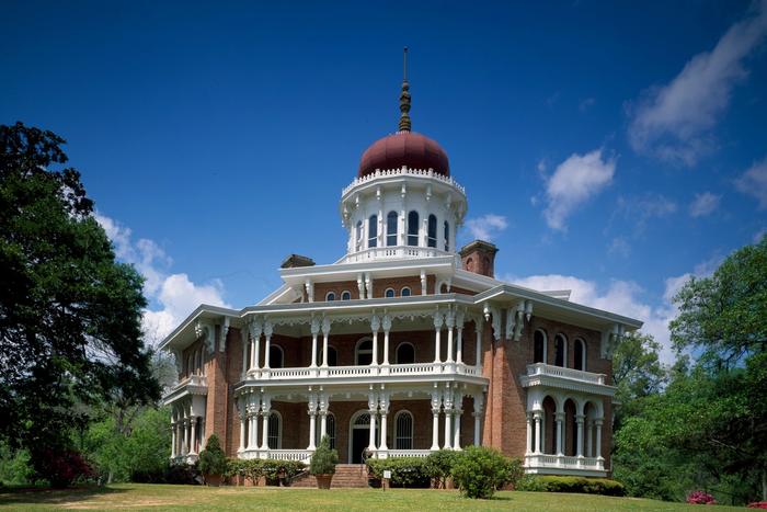 Longwood, the unfinished octagonal mansion in Natchez, Mississippi.