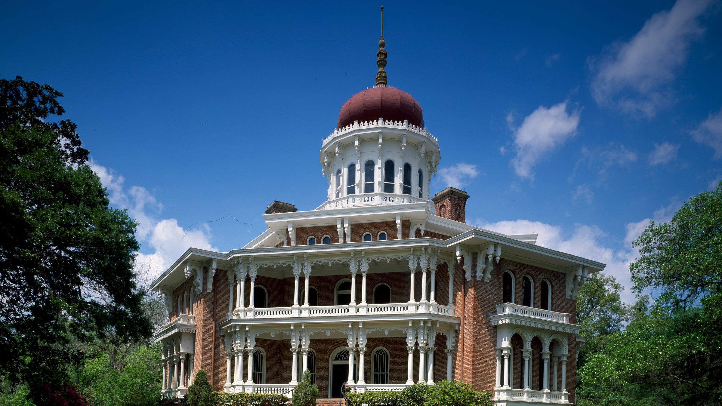 Longwood, the unfinished octagonal mansion in Natchez, Mississippi.