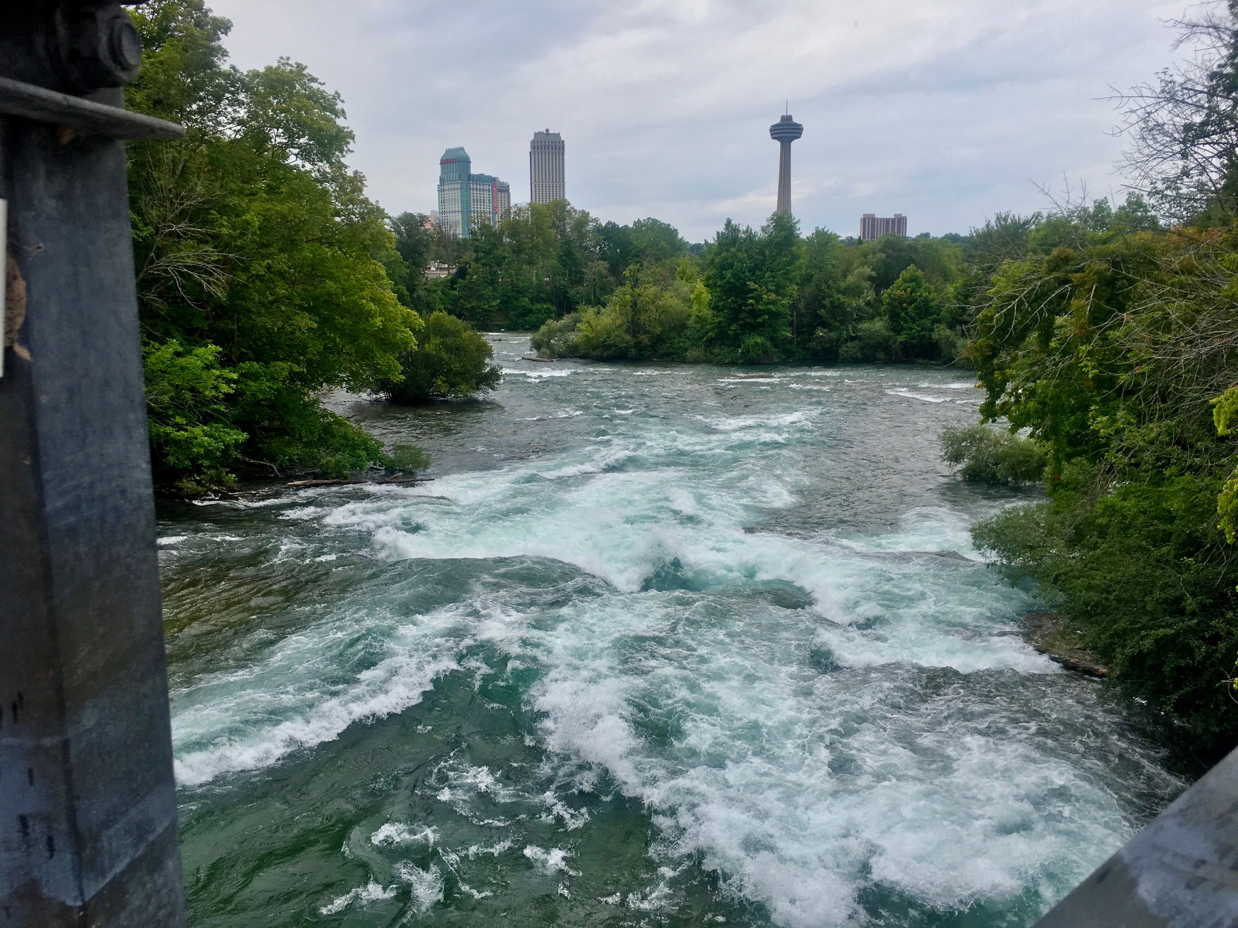 The American Falls at Niagara Falls State Park.