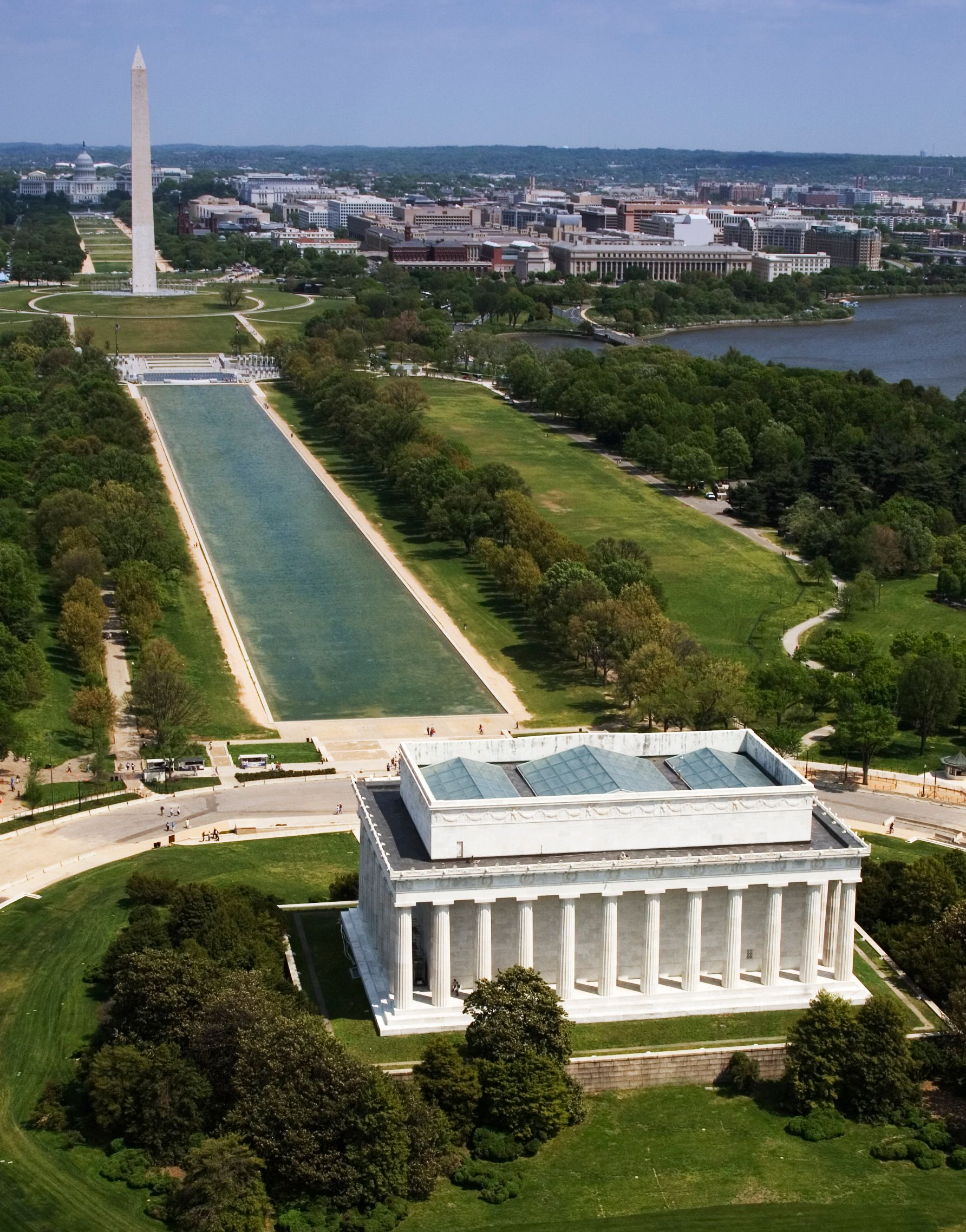 The Lincoln Memorial on the National Mall, Washington, D.C.