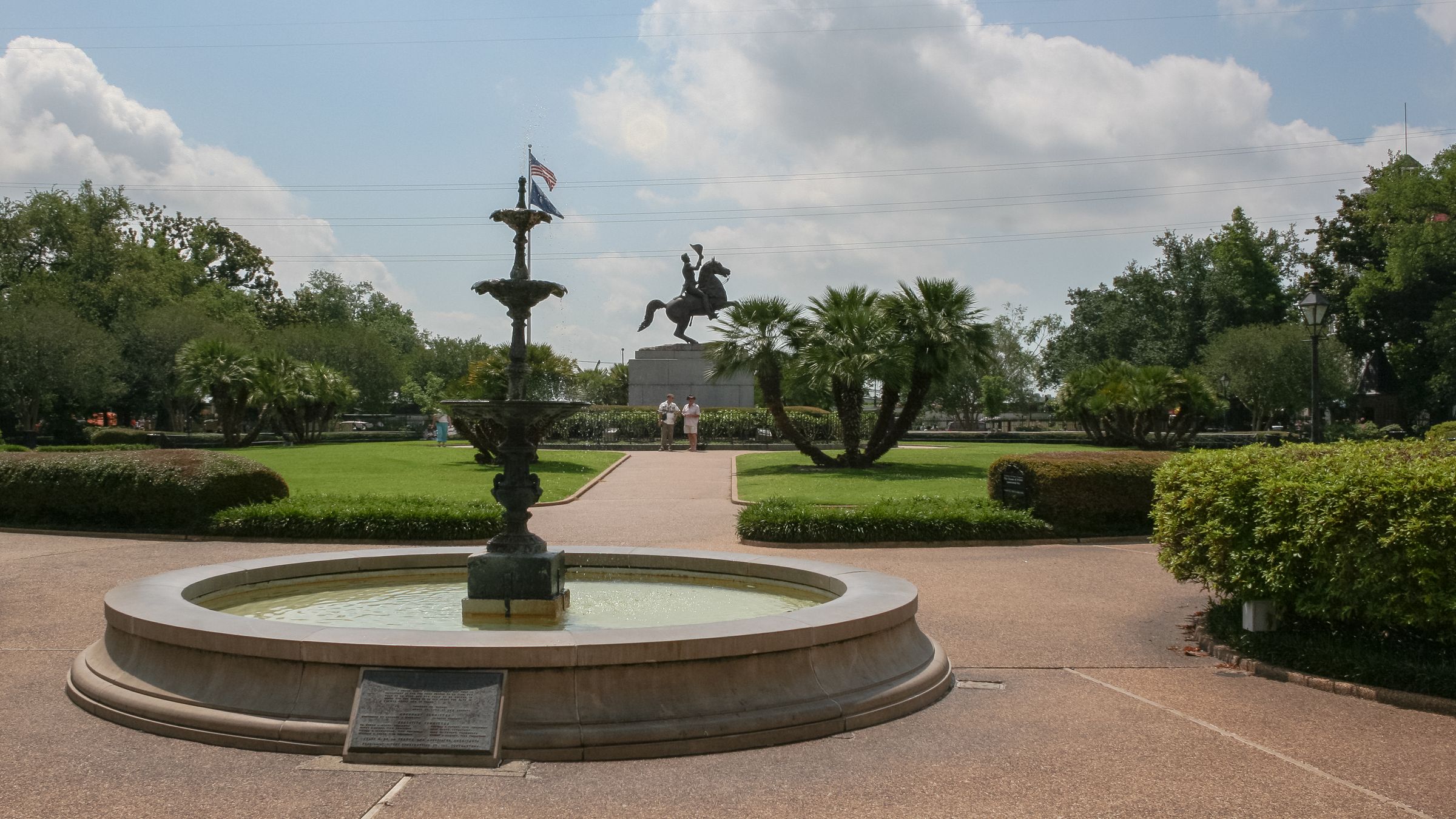 Jackson Square and St. Louis Cathedral in the French Quarter.