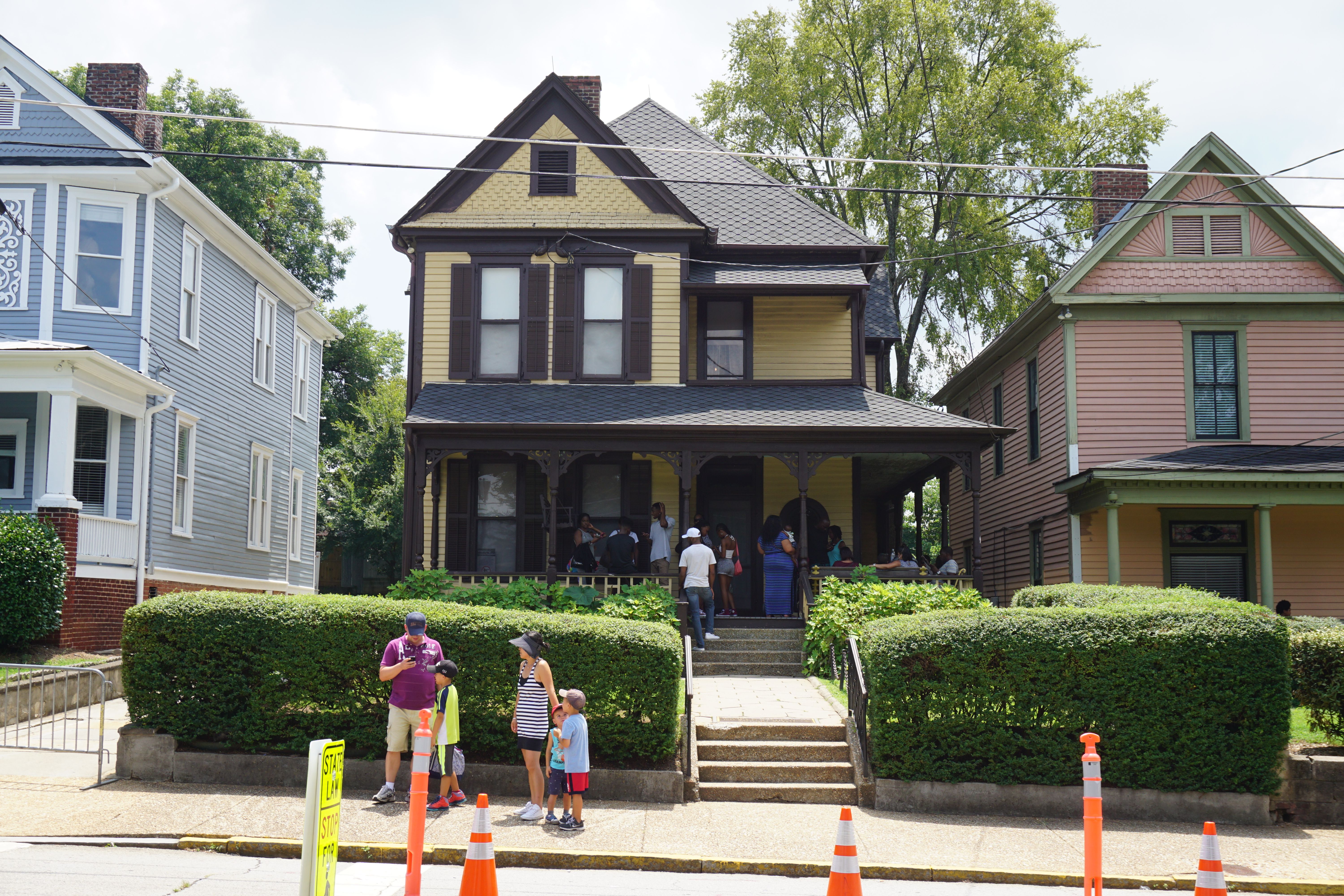 The Queen Anne house on Auburn Avenue where Martin Luther King Jr. was born.