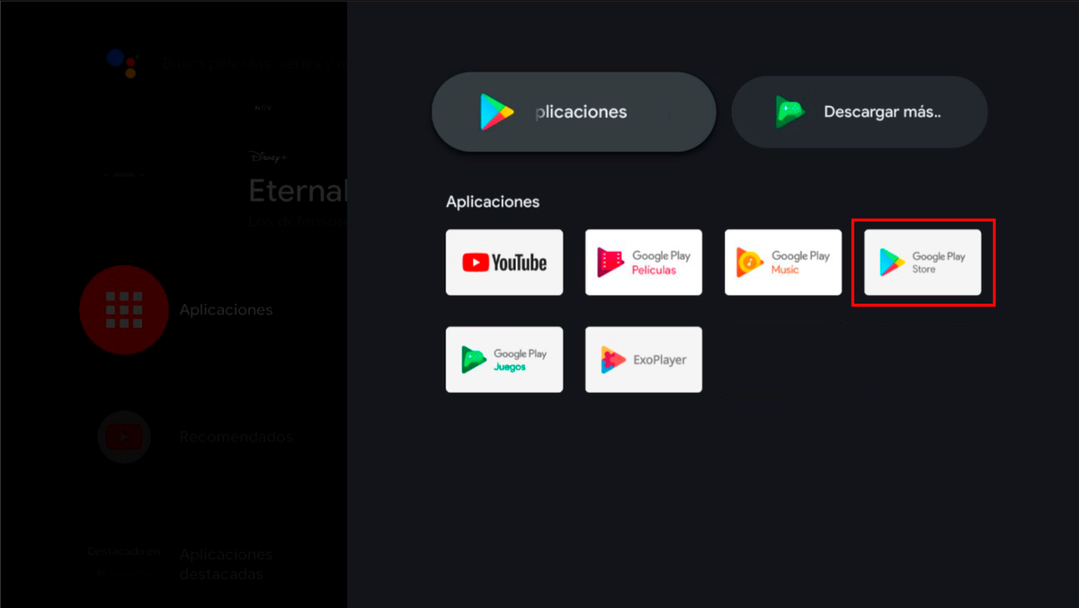 Acceso Google Play Store