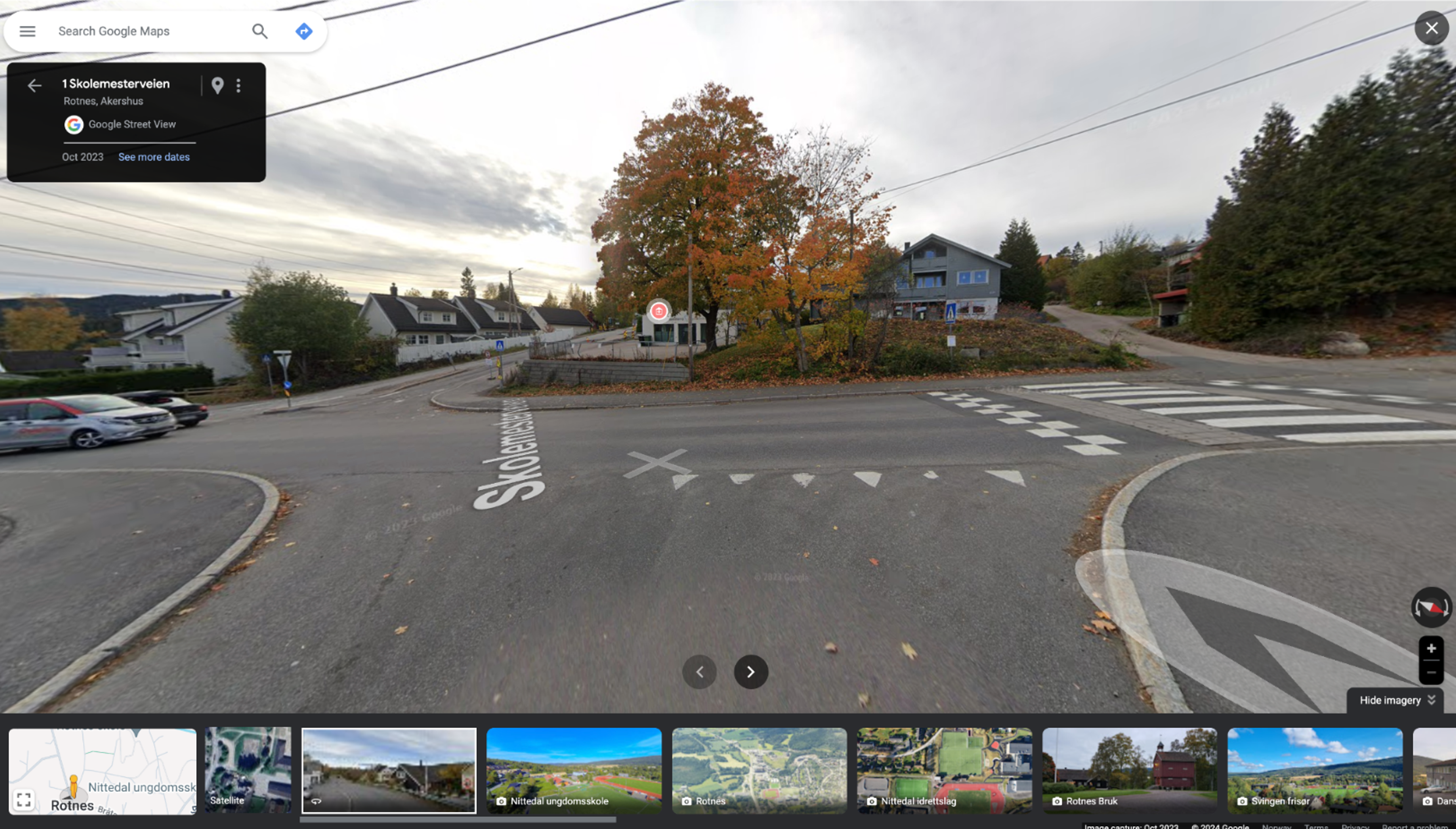 Her kan dere for eksempel bruke Street view på Google Maps eller Kart i skolen →