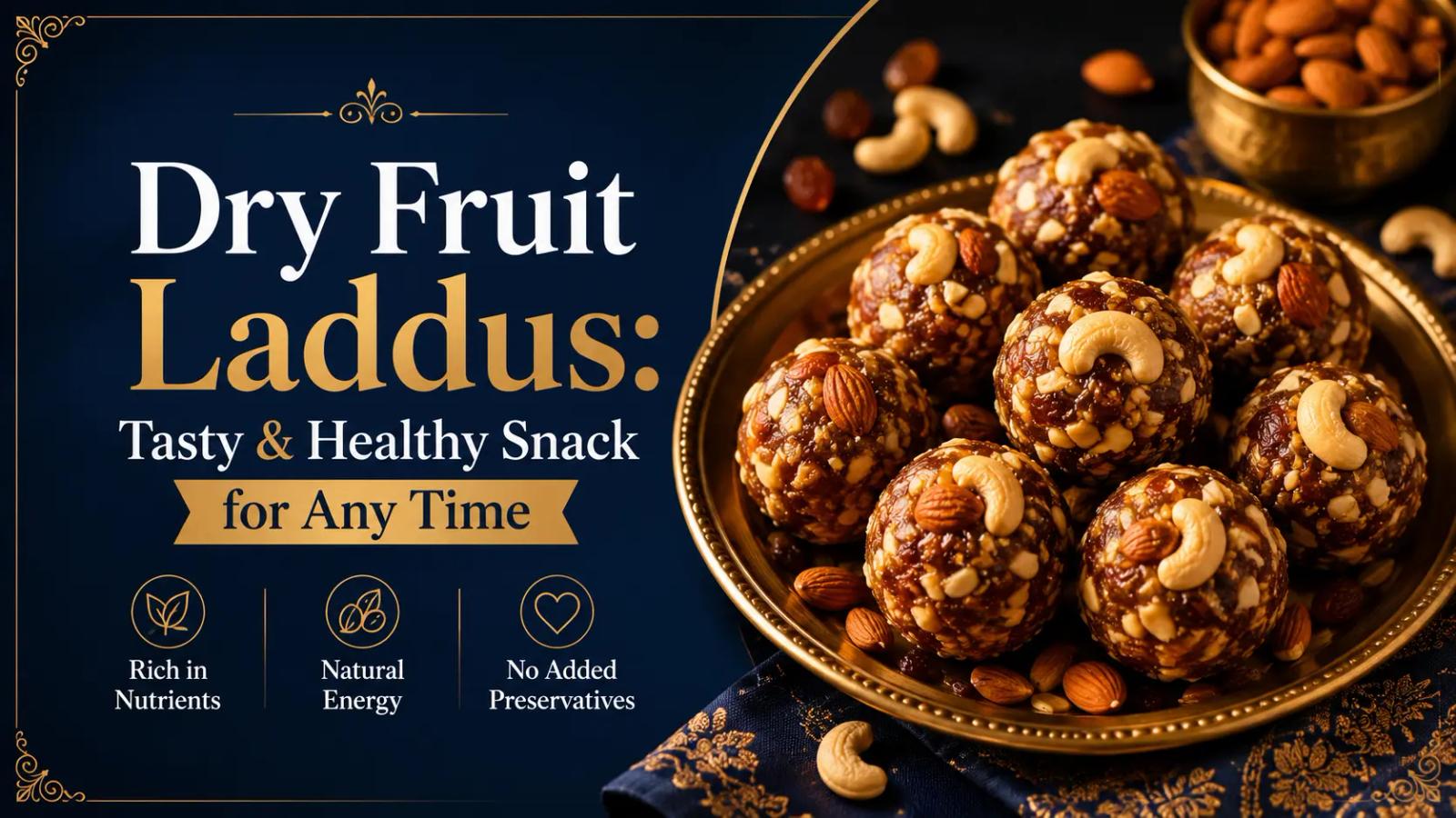 Dry Fruit Laddus: Tasty & Healthy Snack for Any Time