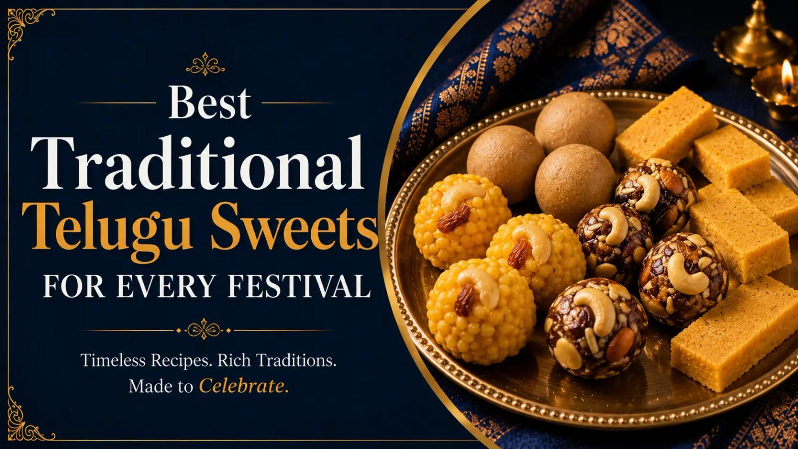 Best Traditional Telugu Sweets for Every Festival