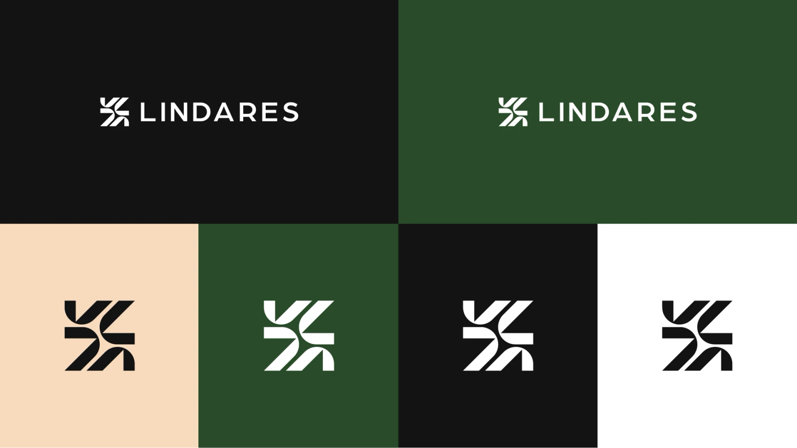 Lindares branding logos