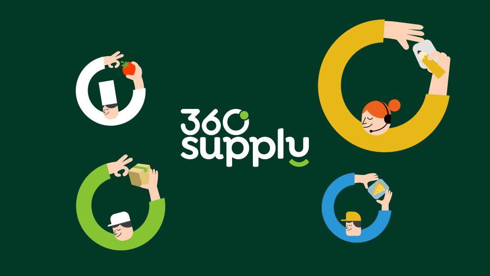 360 Supply typography