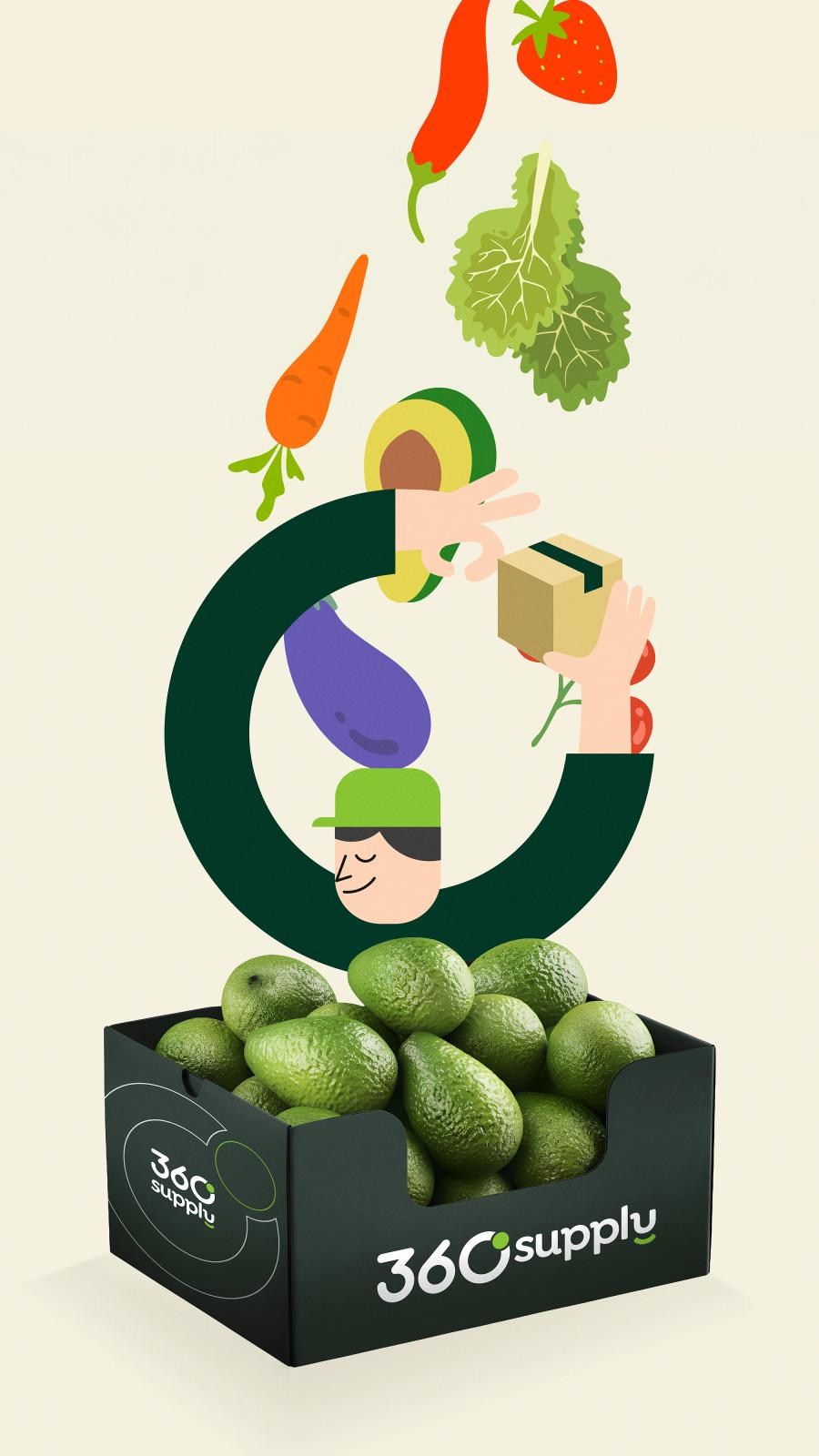 360 Supply Avocado box
