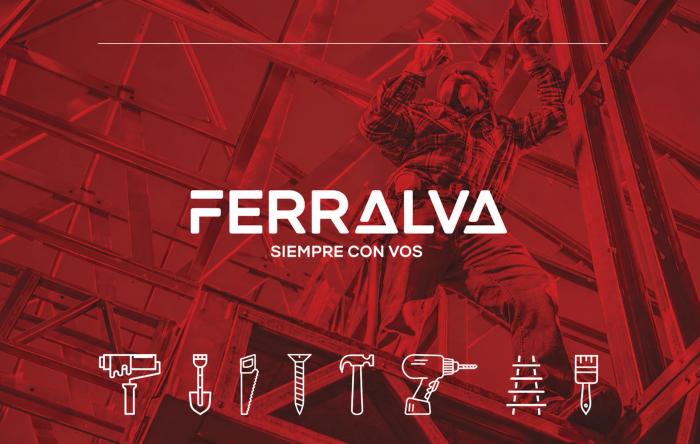 Ferralva branding background
