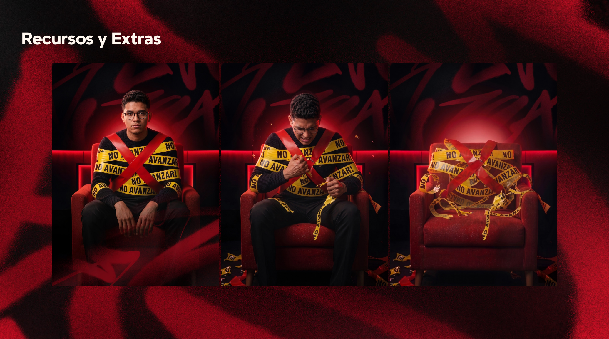 Additional TEDxSanPedroSula campaign assets, showing three pieces