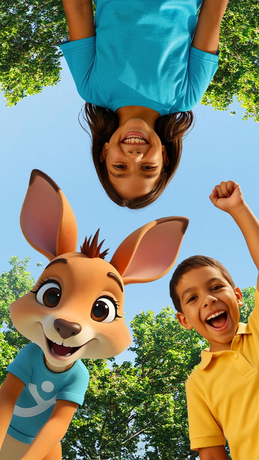 Yupi with kids