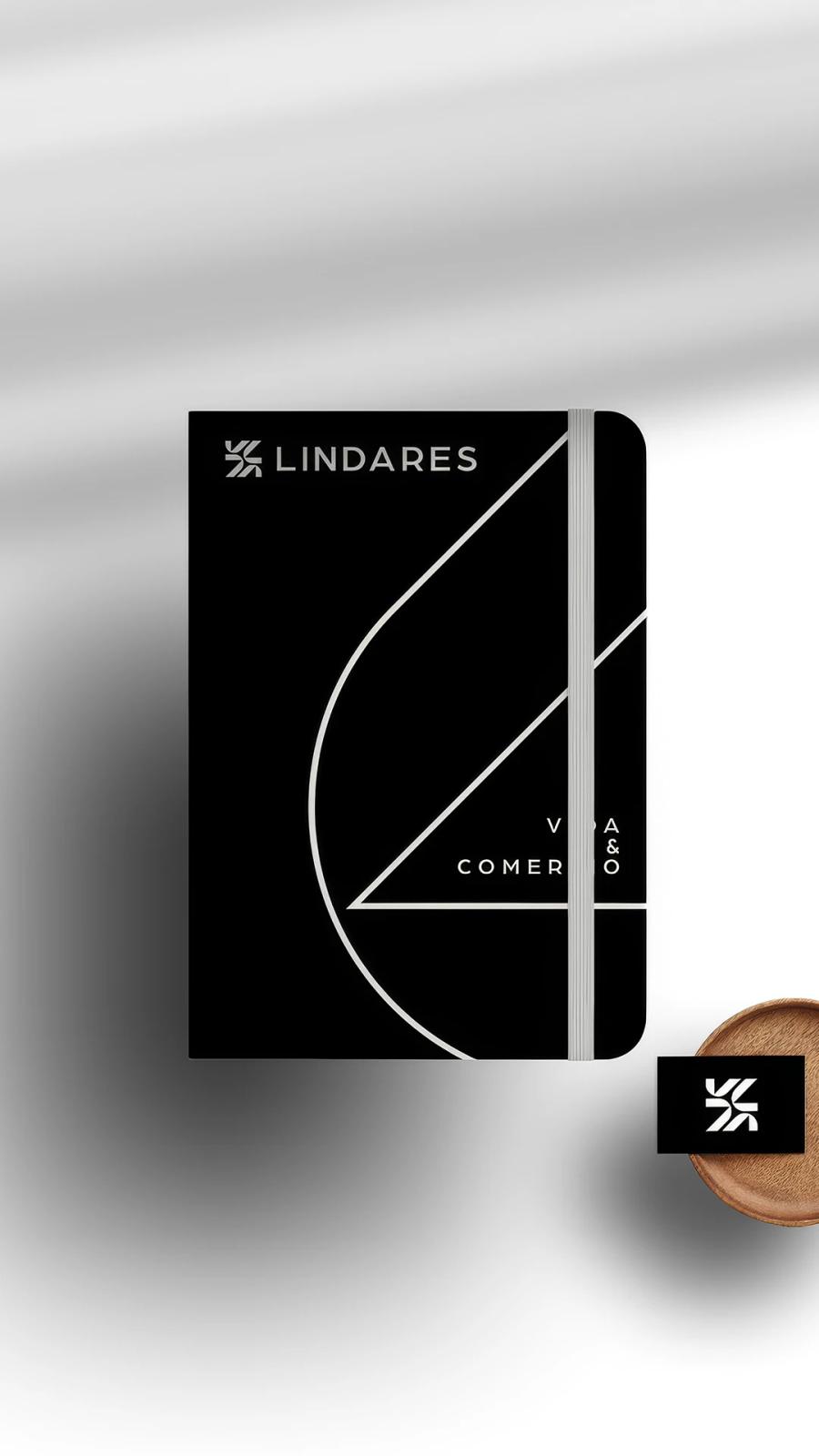 Lindares branding notebook