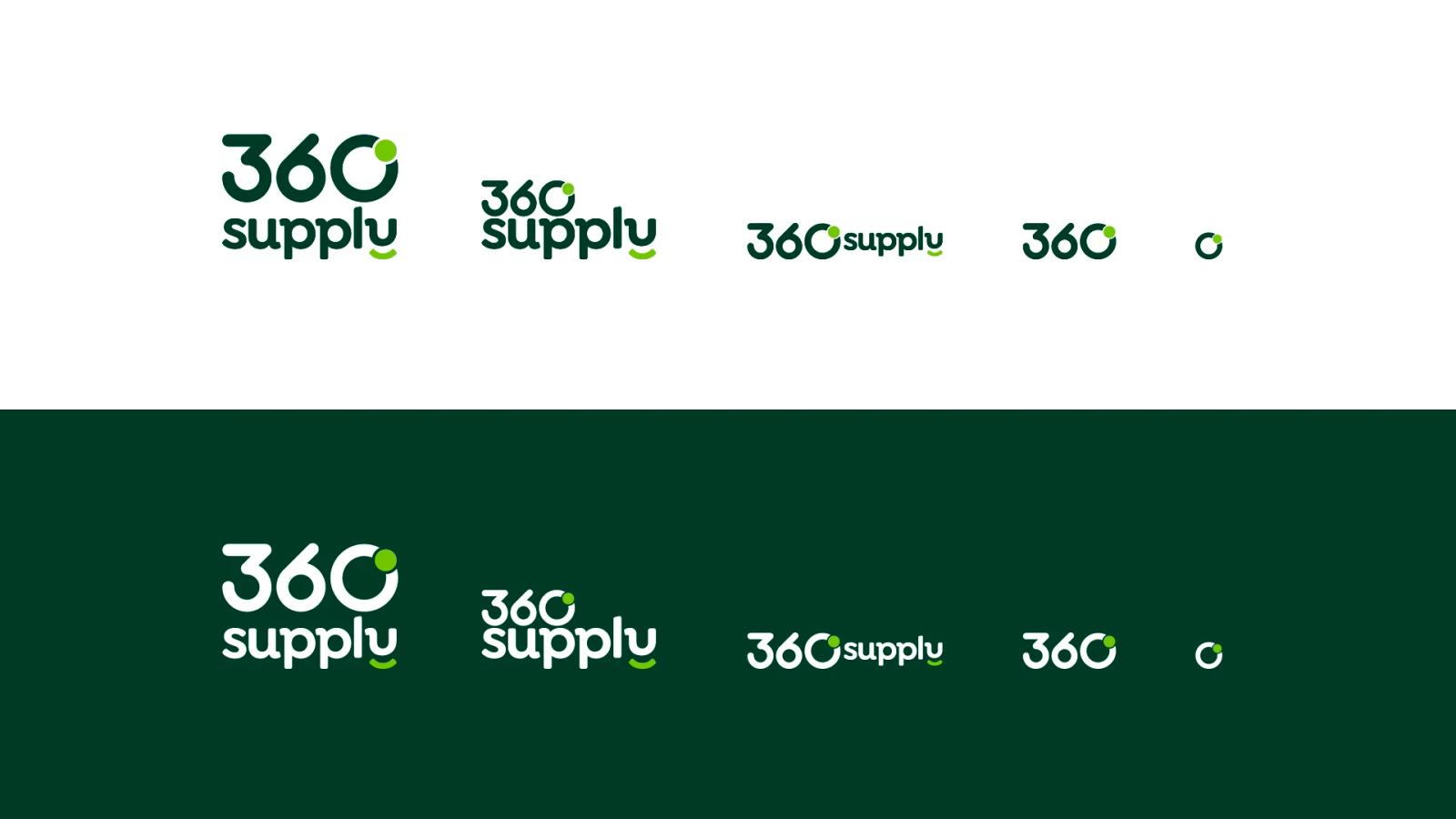 360 Supply Logo versions
