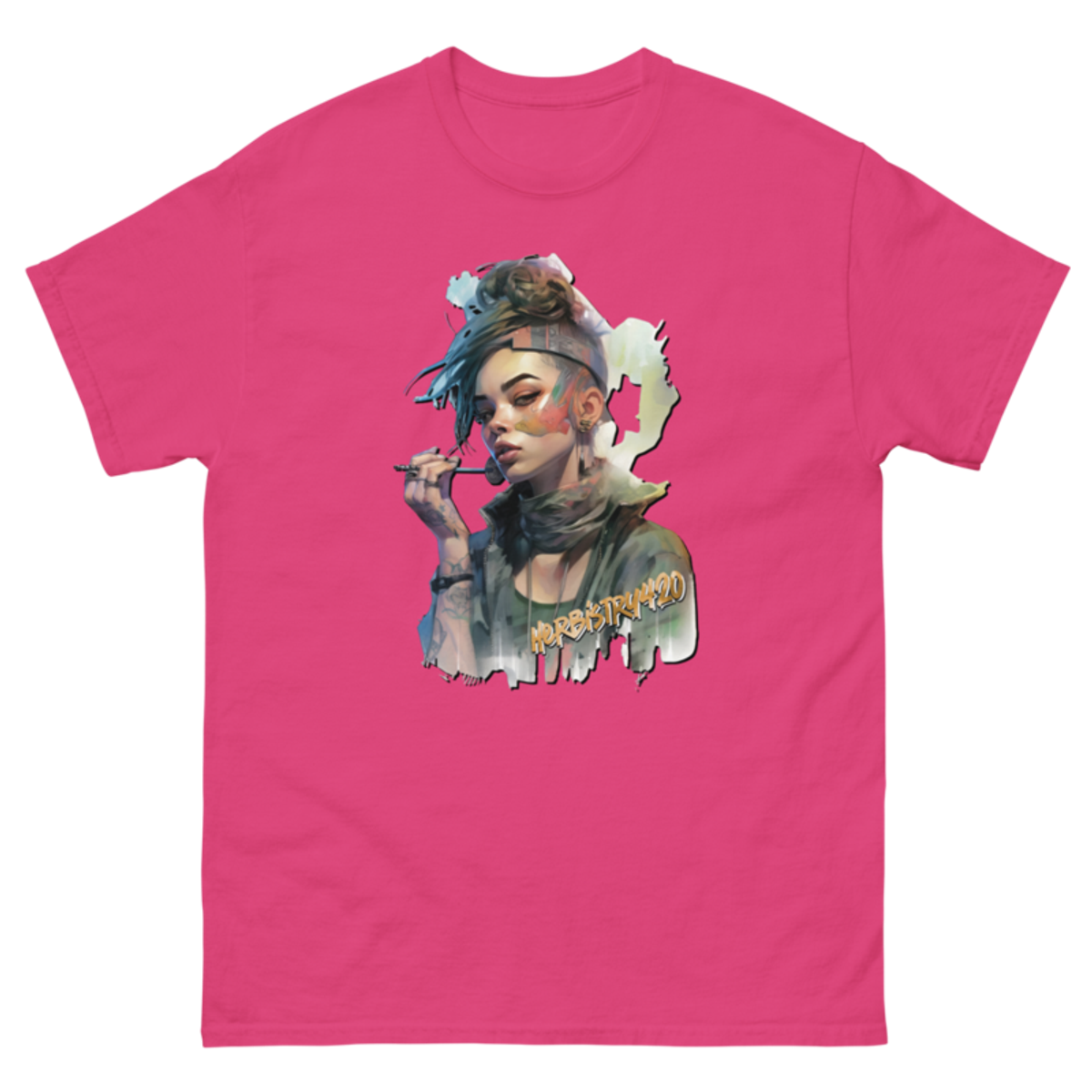 Steampunk Girl 2 – Unisex Classic Tee — heliconia