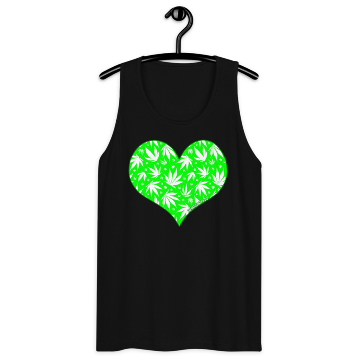 Love Weed – Men’s premium tank top — black