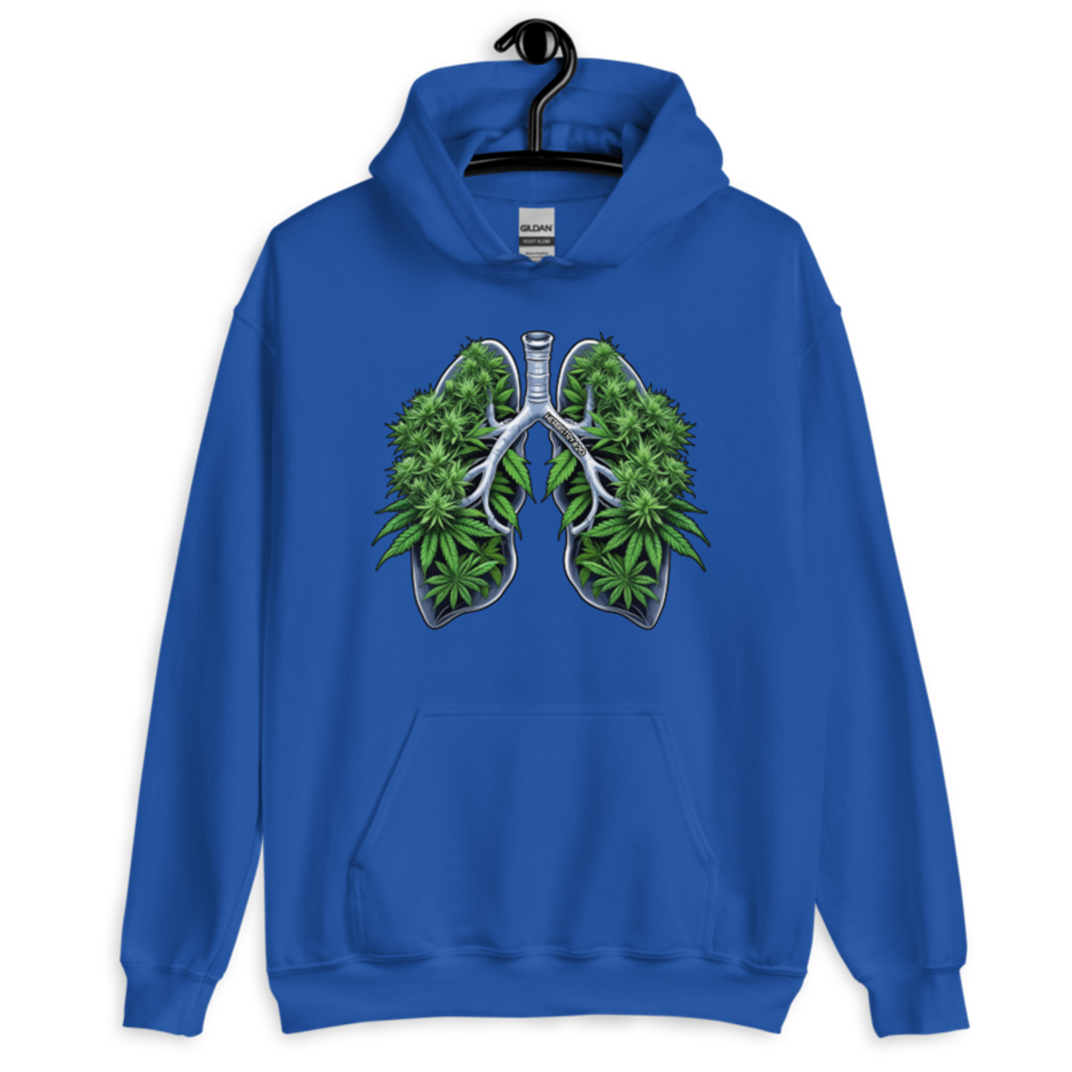 Weed Lungs – Unisex Hoodie — royal