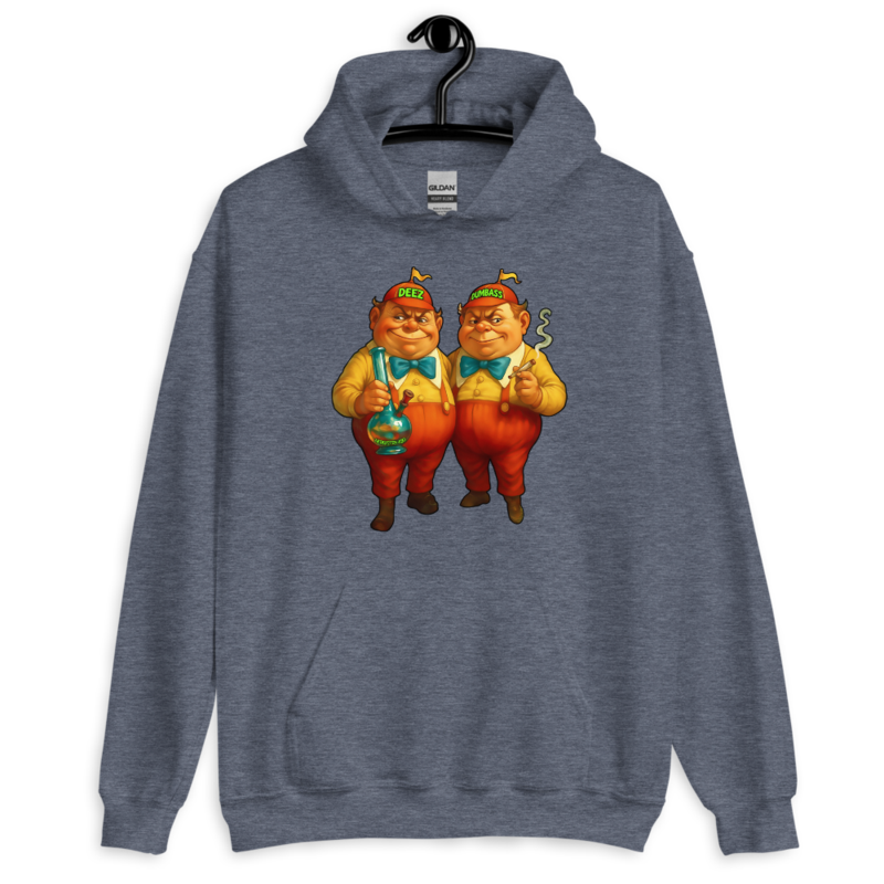 D & D – Unisex Hoodie — heather sport dark navy