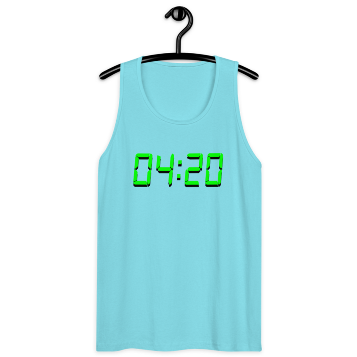 04:20 Digital – Men’s premium tank top — pacific blue