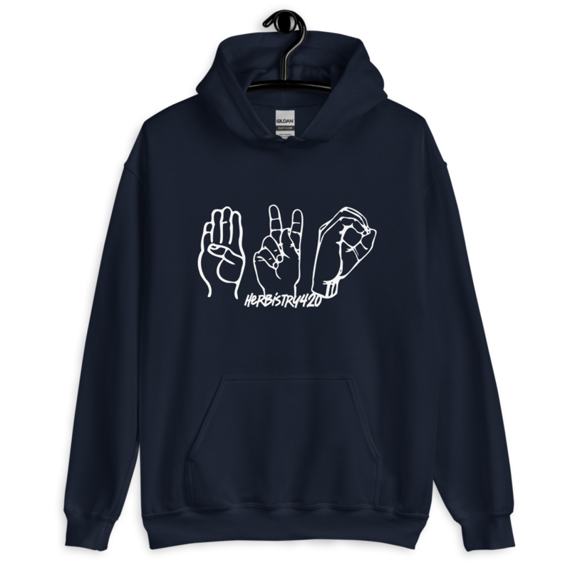 420 Hands – Unisex Hoodie — navy
