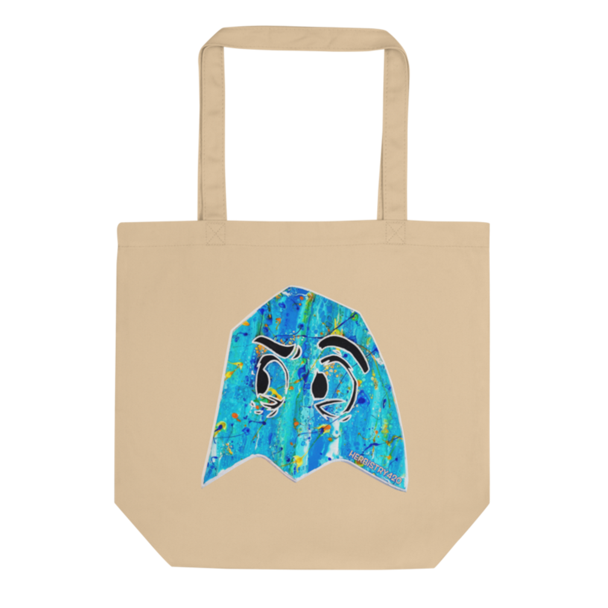 Blue Ghost – Eco Tote Bag — oyster
