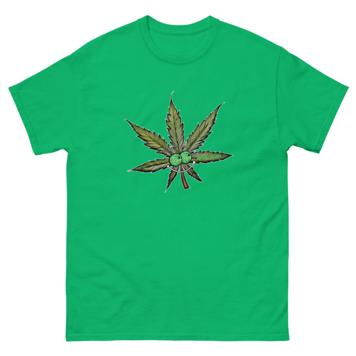 Happy Leaf – Unisex Classic Tee — irish green