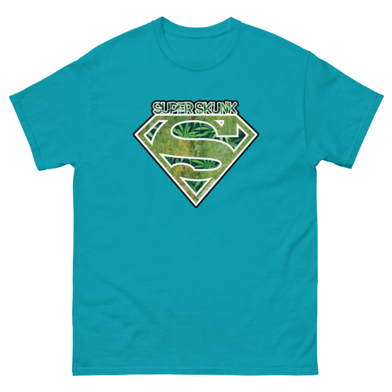 Super Skunk – Unisex Classic Tee — tropical blue