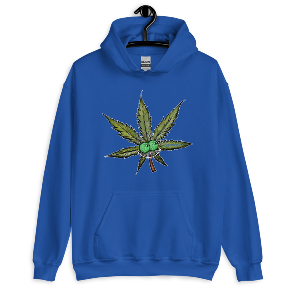 Happy Leaf – Unisex Hoodie — royal