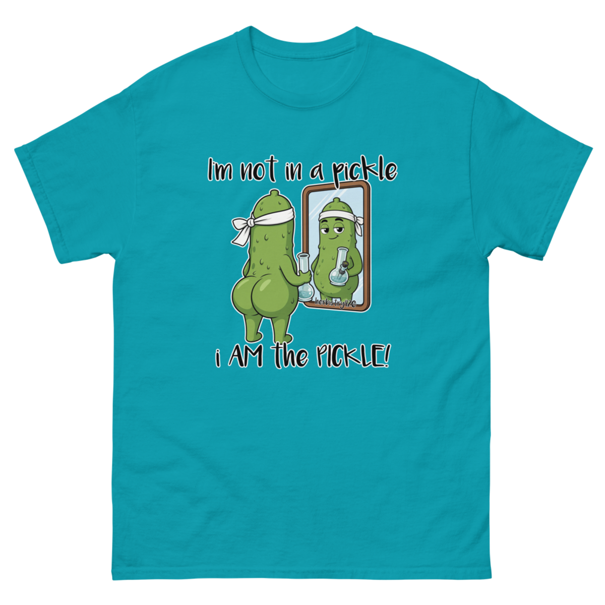 I Am The Pickle – Unisex Classic Tee — tropical blue