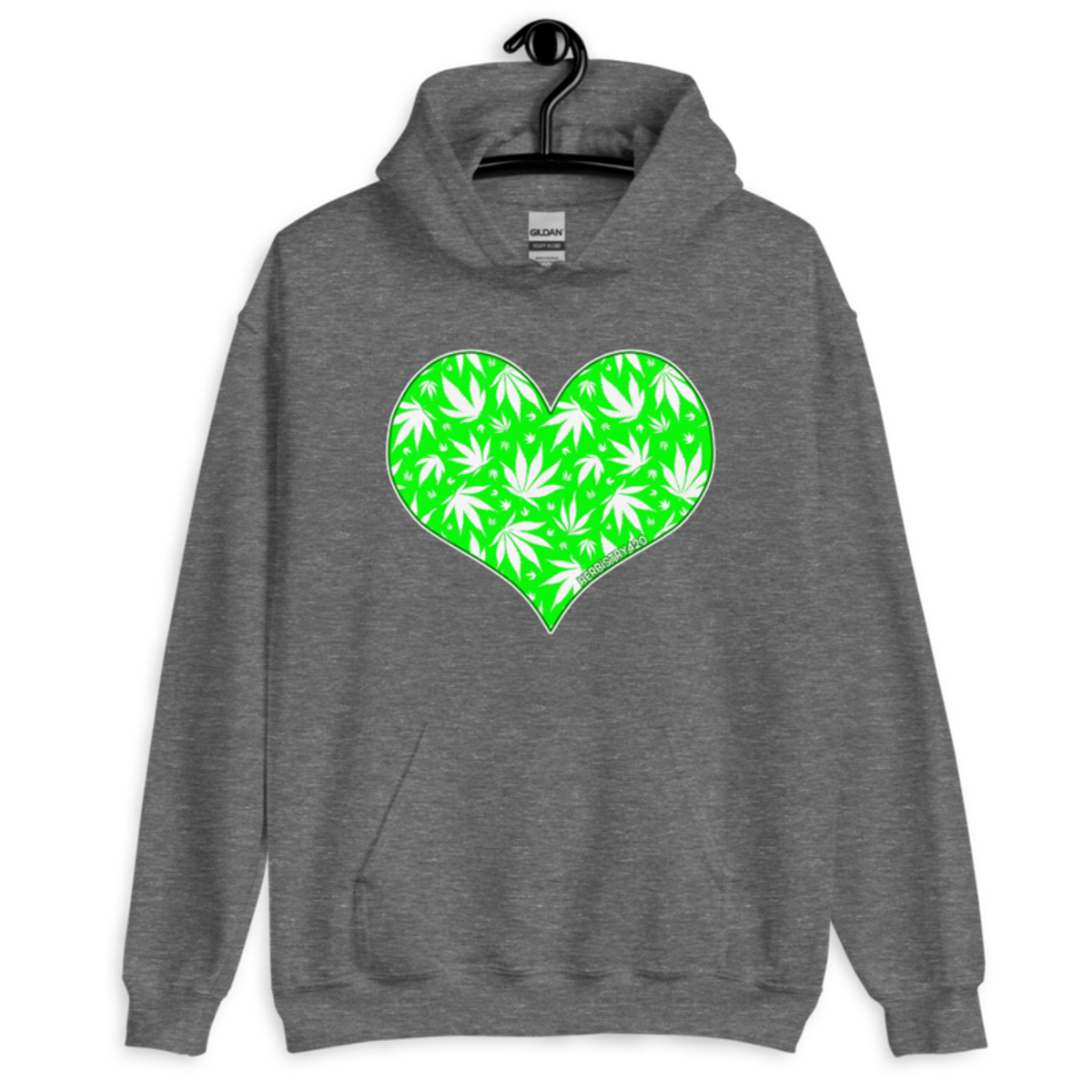 Love Weed – Unisex Hoodie — graphite heather
