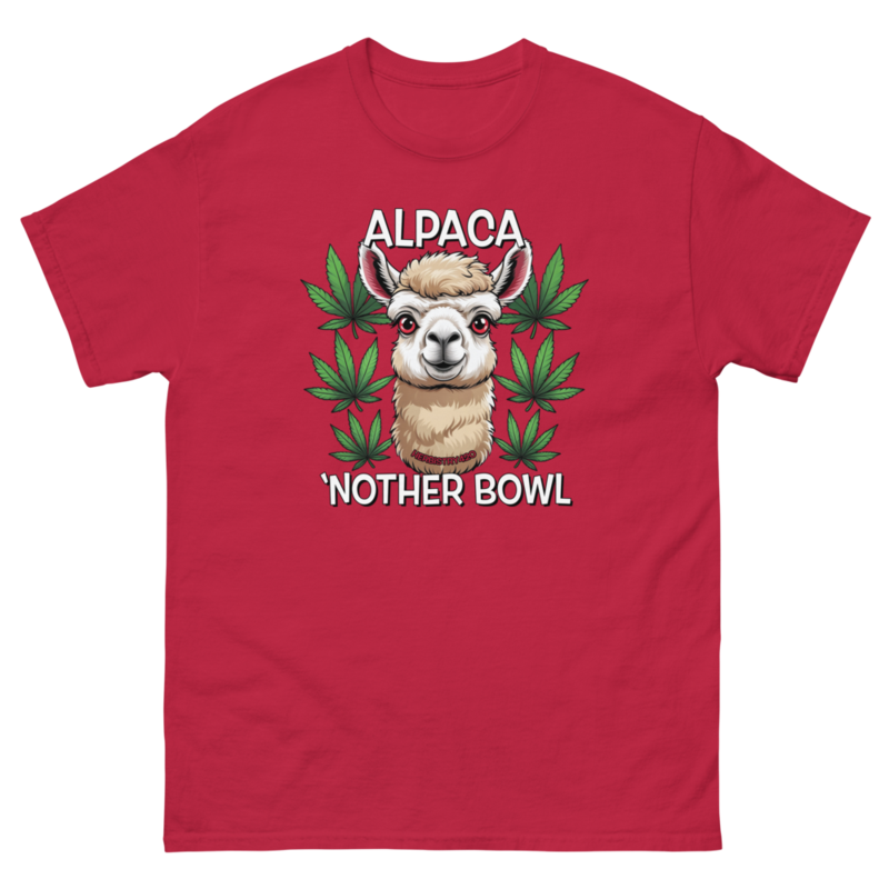 Alpaca 'Nother Bowl – Unisex classic tee — cardinal