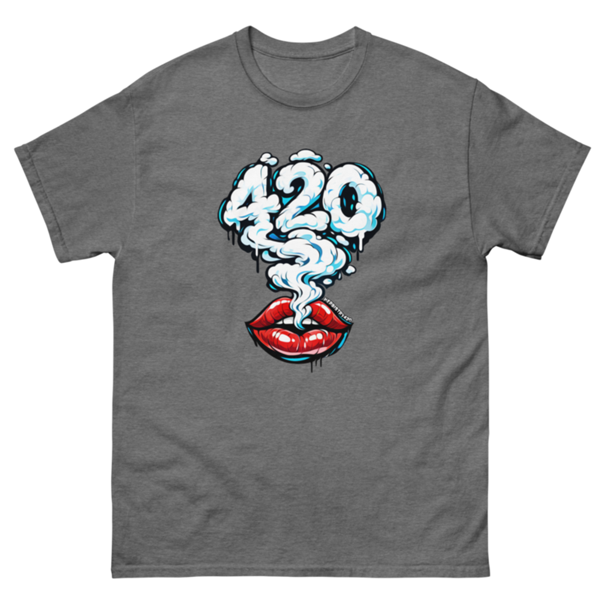 Those Lips – Unisex classic tee — graphite heather