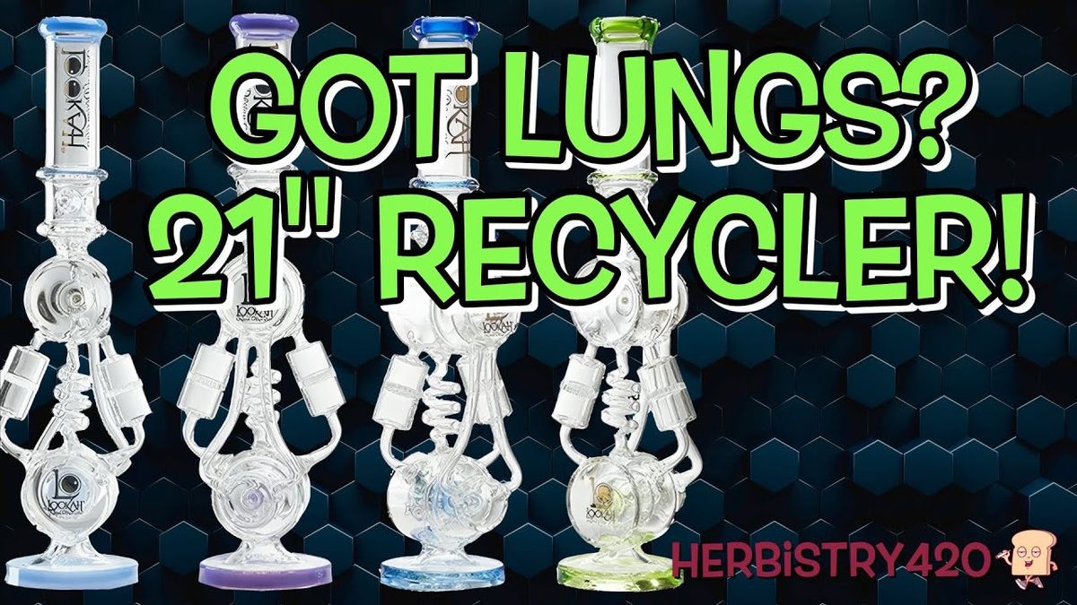 lookah recycler bong 21 inch challenge