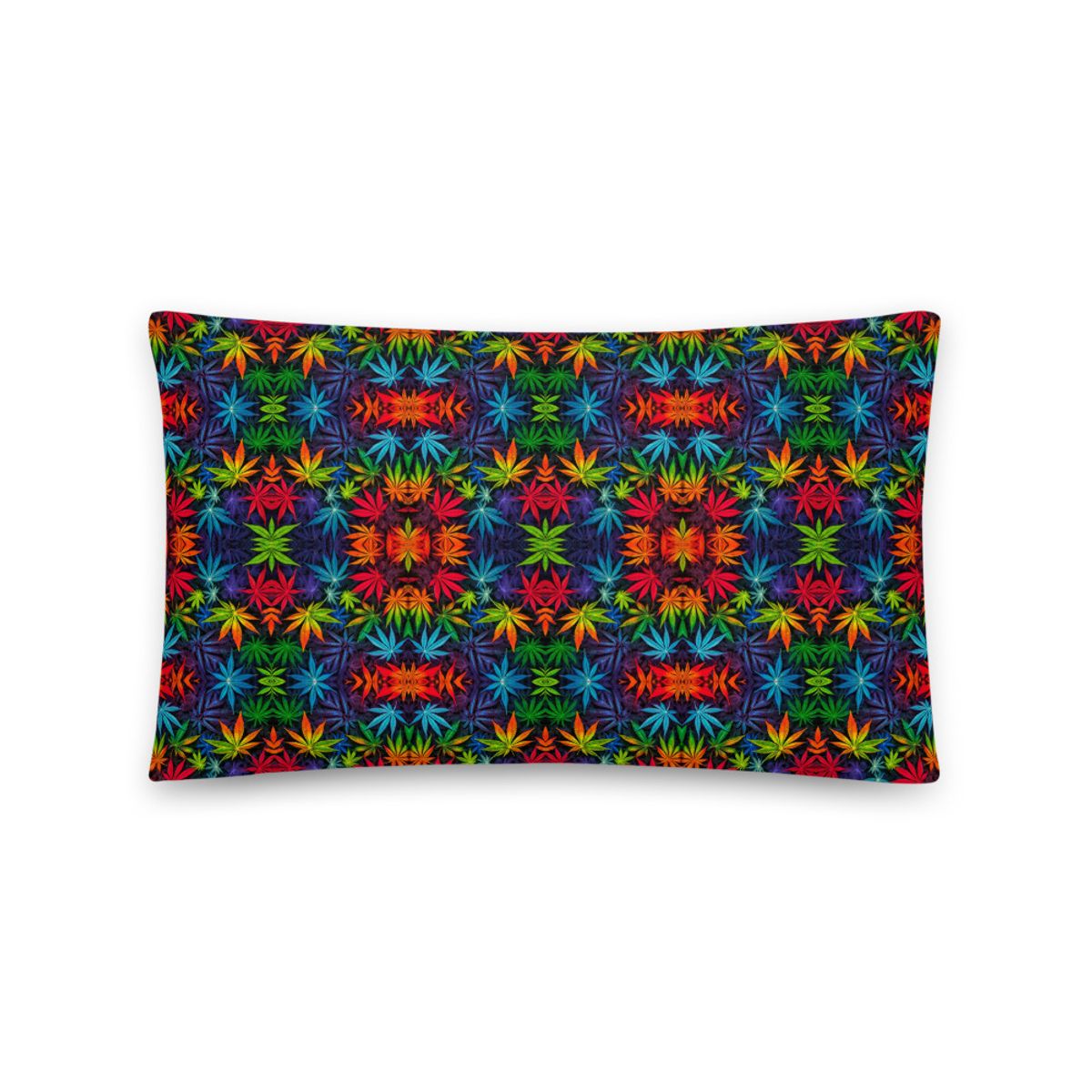 Colorful Leaves – Basic Pillow — 20x12