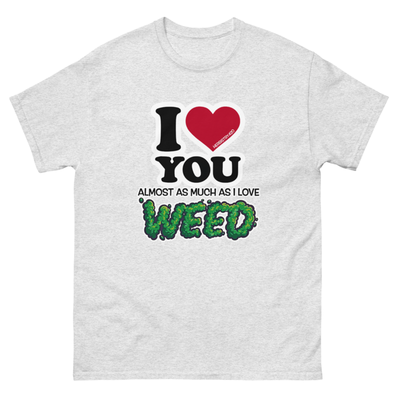 I Love You Almost – Unisex Classic Tee — ash