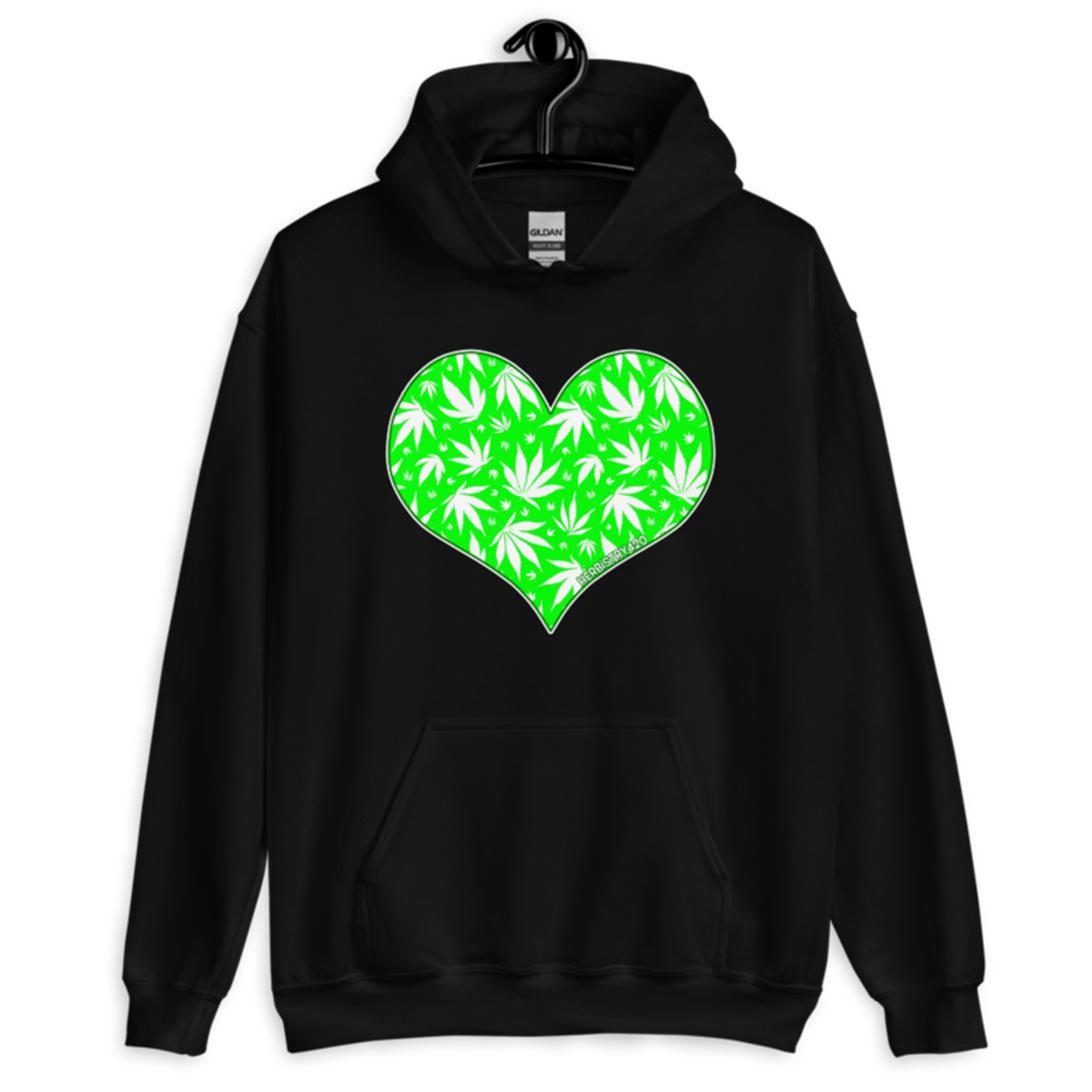 Love Weed – Unisex Hoodie — black