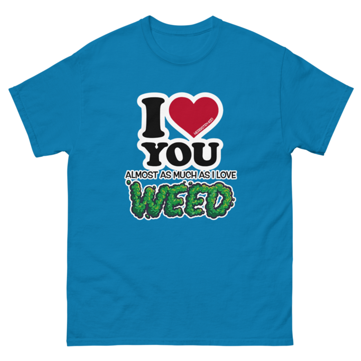 I Love You Almost – Unisex Classic Tee — sapphire