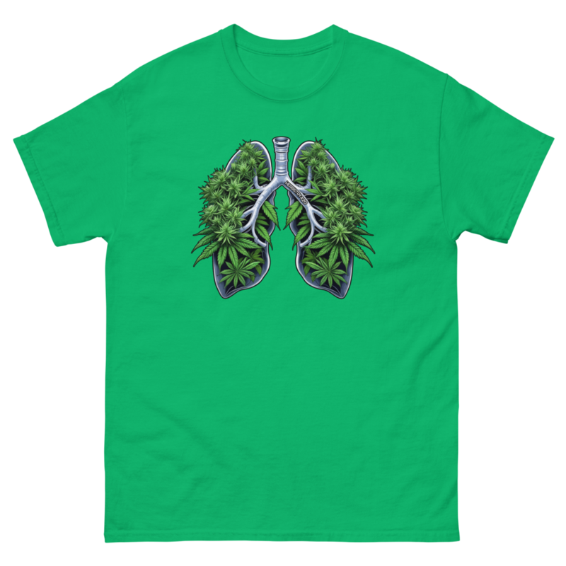 Weed Lungs – Unisex classic tee — irish green