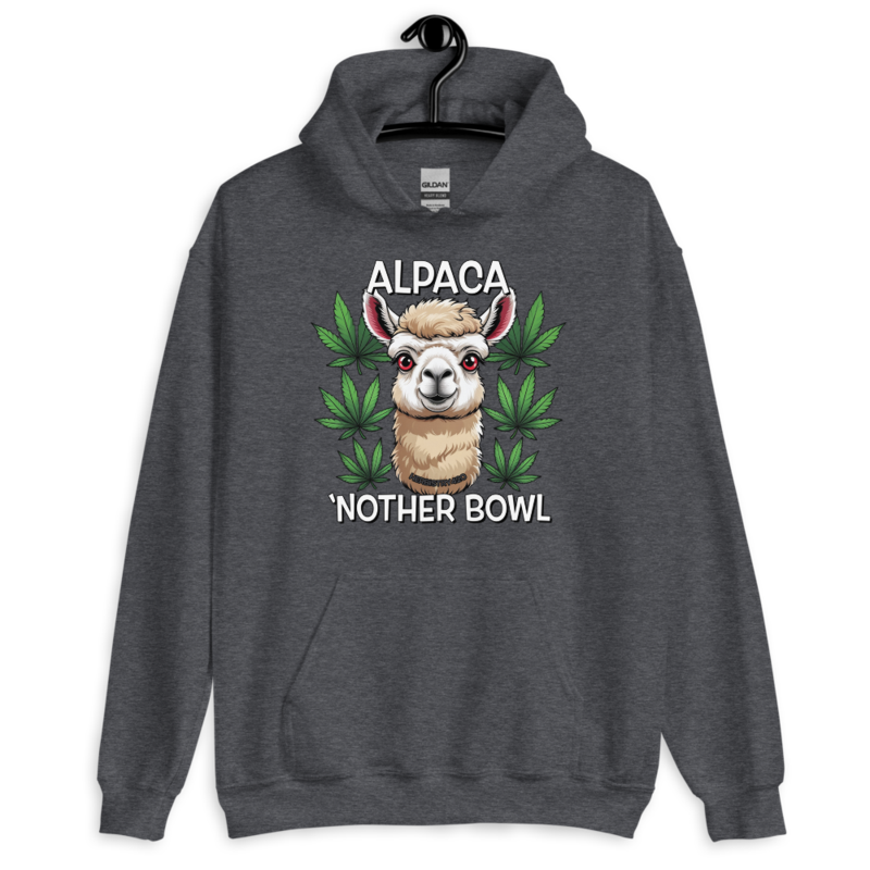 Alpaca 'Nother Bowl – Unisex Hoodie — dark heather