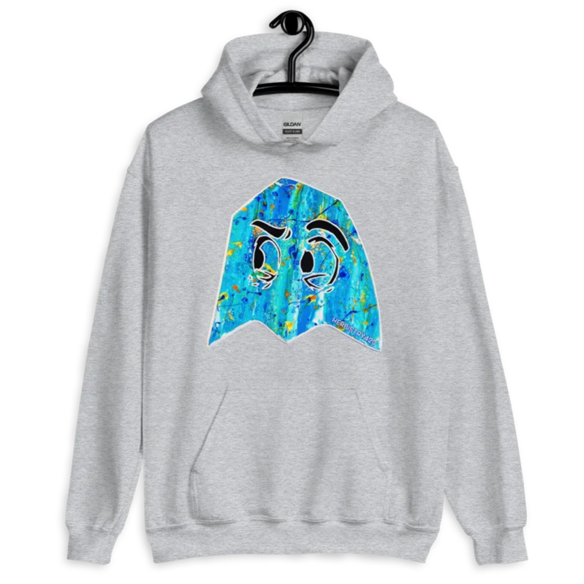 Blue Ghost – Unisex Hoodie — sport grey