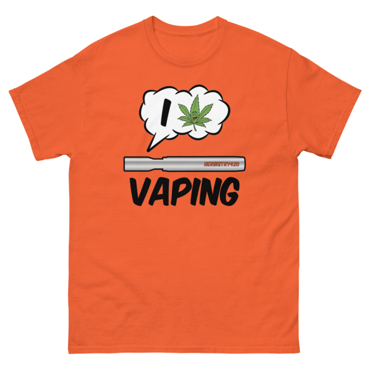 I Love Vaping – Unisex classic tee — orange