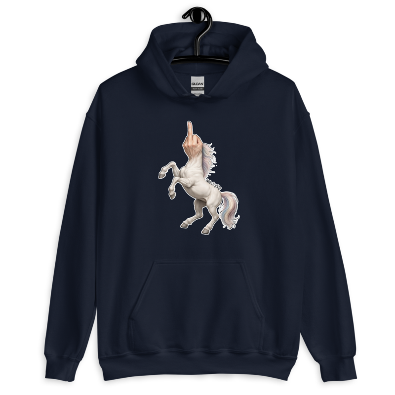 F*ck Unicorn – Unisex Hoodie — navy
