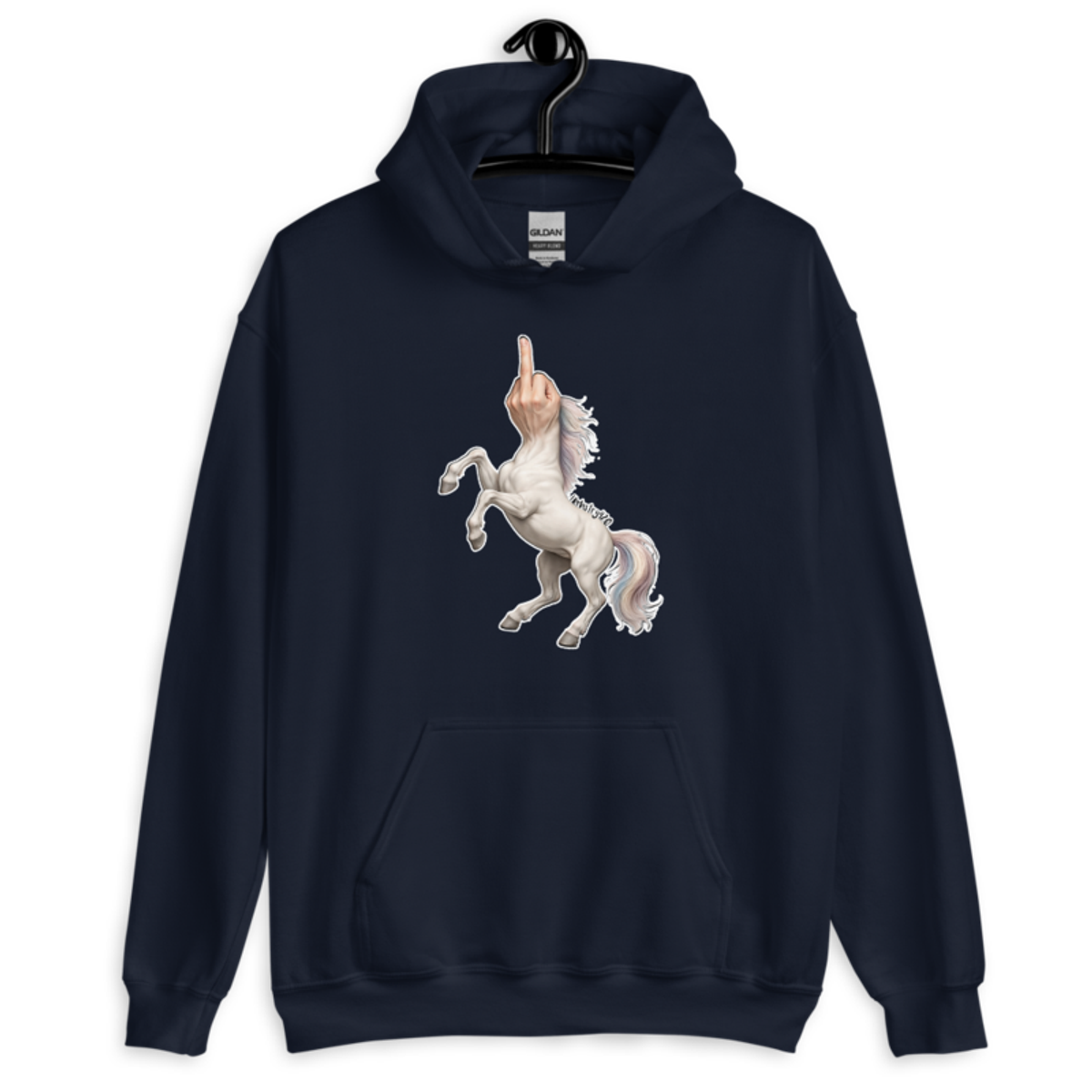 F*ck Unicorn – Unisex Hoodie — navy