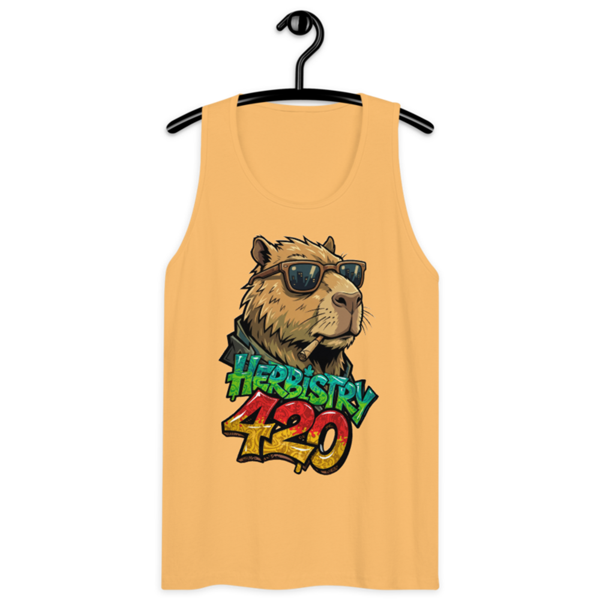 Cappy Life – Men’s premium tank top — squash