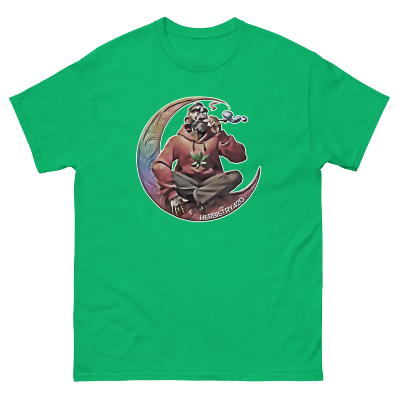 Smoking on the Moon – Unisex Classic Tee — irish green