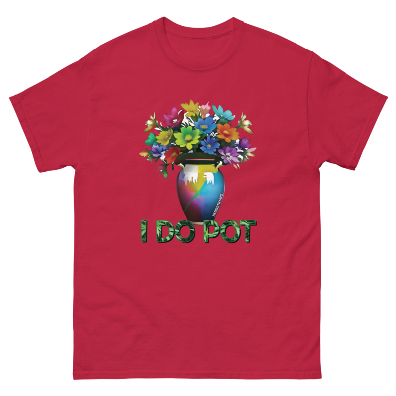 I Do Pot – Unisex Classic Tee — cardinal