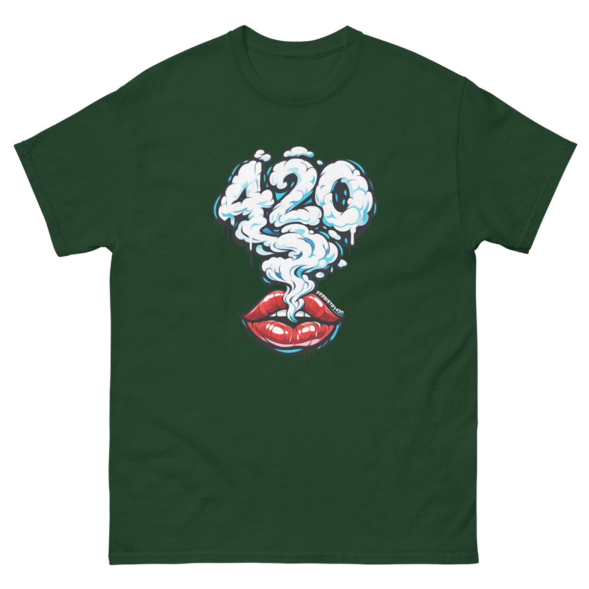 Those Lips – Unisex classic tee — forest green