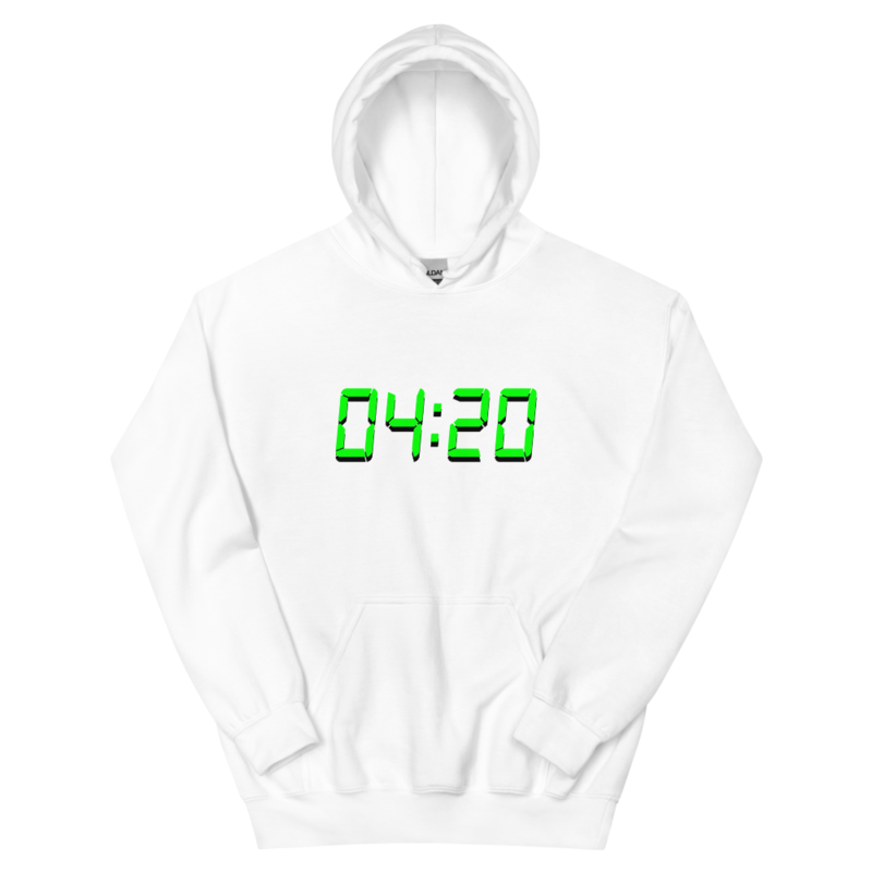 04:20 Digital – Unisex Hoodie — white