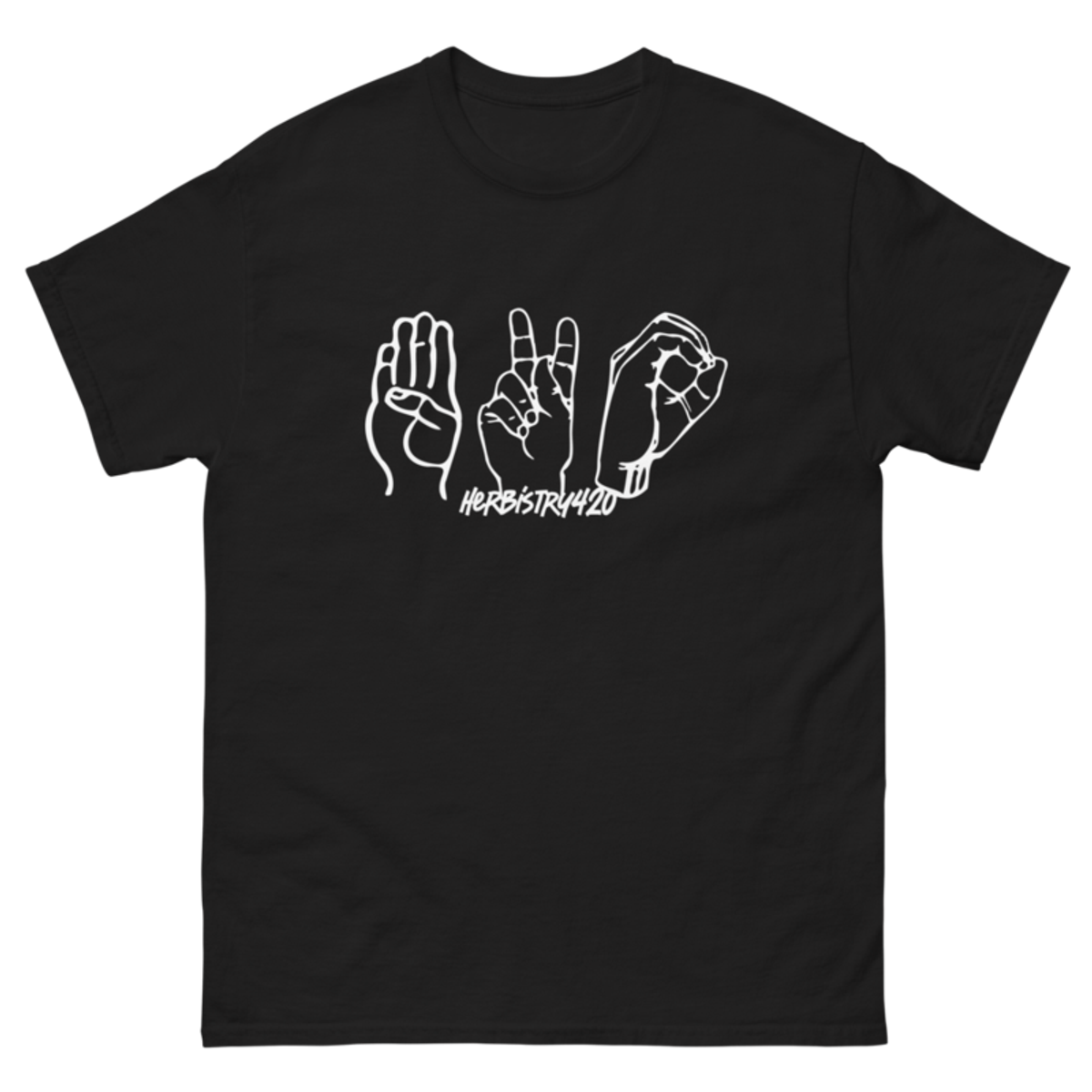 420 Hands – Unisex Classic Tee — black