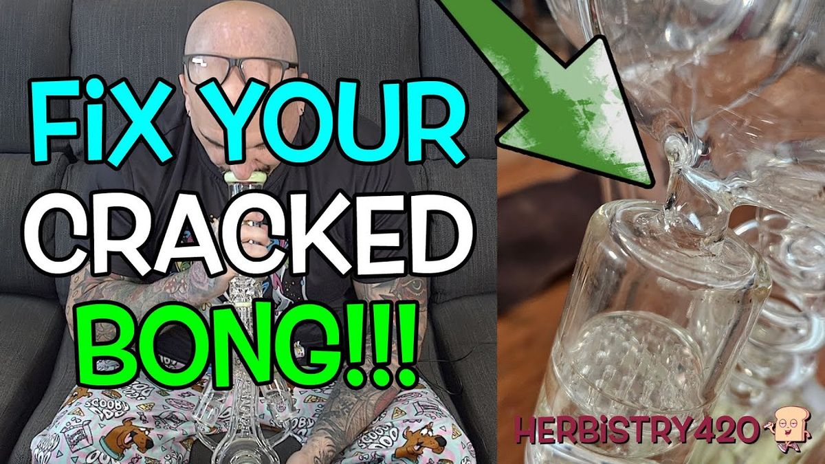cracked glass bong repair uv resin